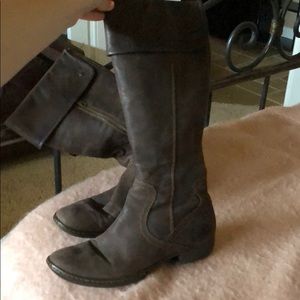 Brown born boots